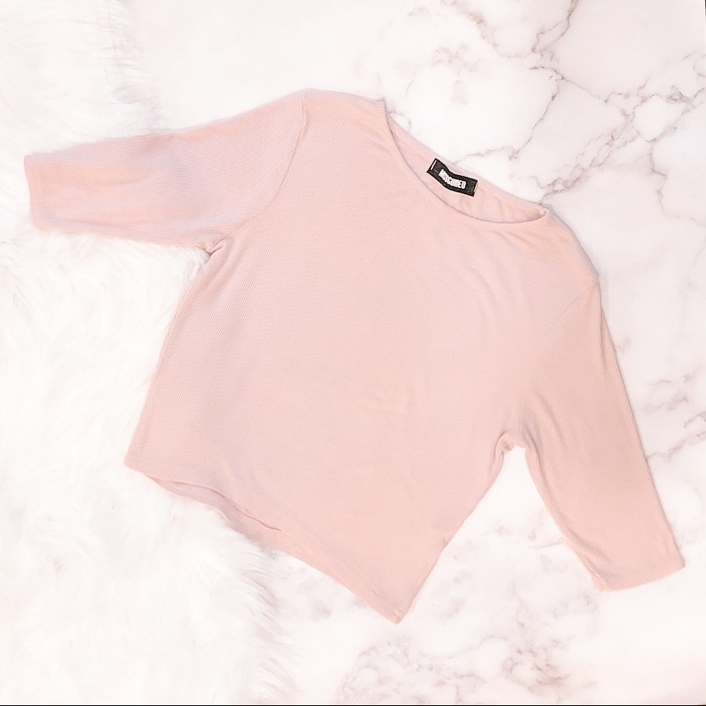 NWOT Missguided Ribbed Crop Top